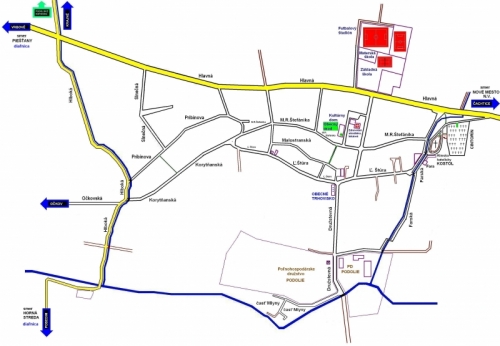 Mapa obce