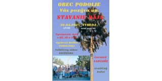 Pozvánka na tradičné STAVANIE MÁJA