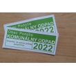 UPOZORNENIE! Od 1.6.2022 je potrebné mať na 120l smetných nádobách nové nálepky s rokom 2022