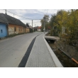 Zrekonštruovaný chodník na ulici Hlboká pri pálenici
